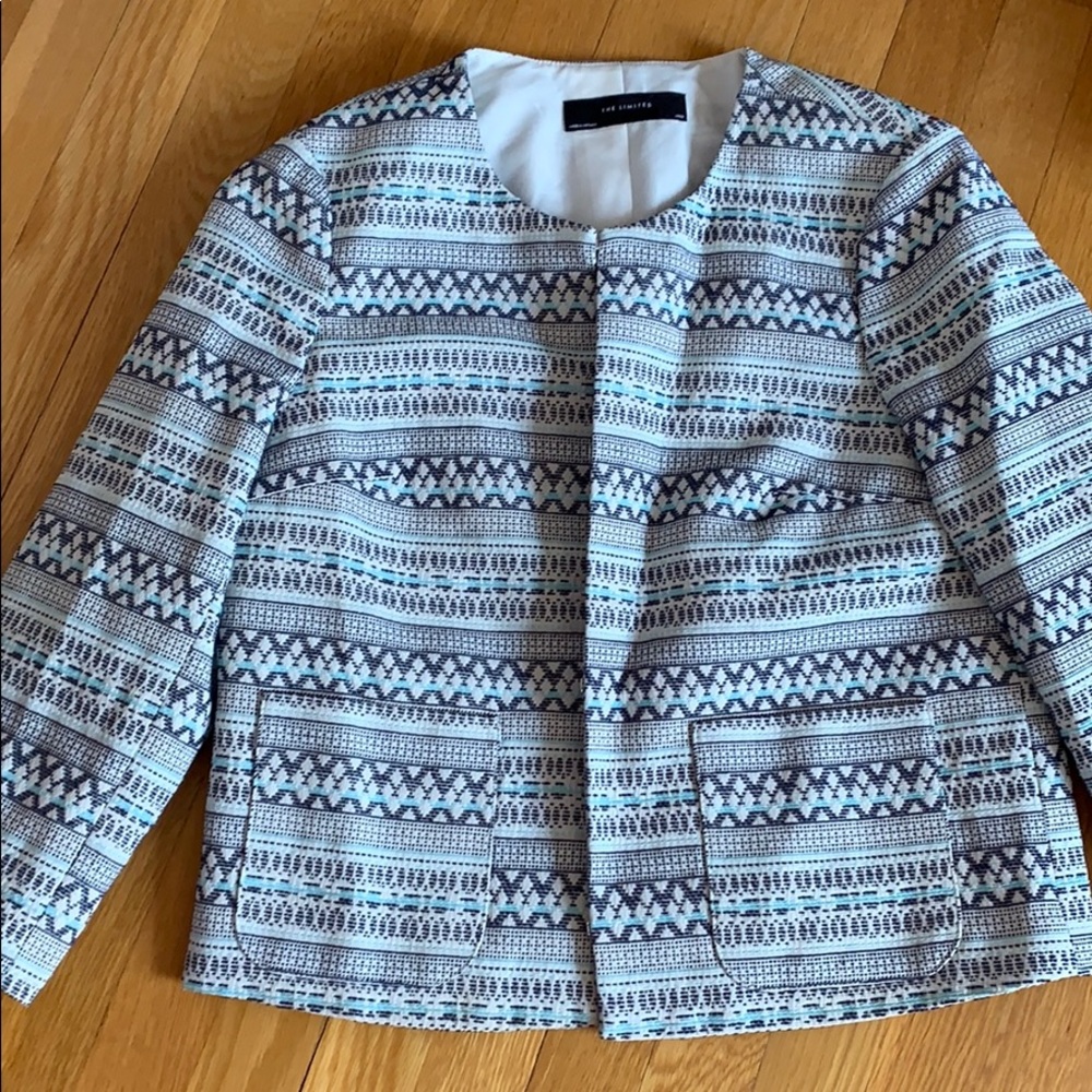 Limited open front blazer- size large